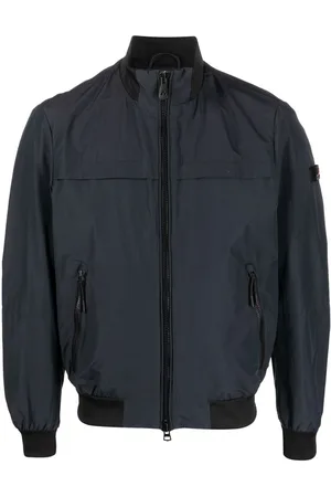 Peuterey Men Bomber Jackets - Sands high-neck bomber jacket