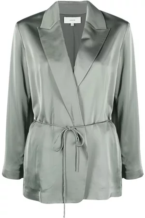Vince V-neck double-breasted blazer