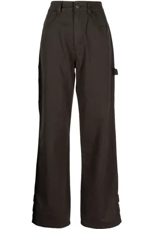 Izzue High-waisted wide-leg trousers