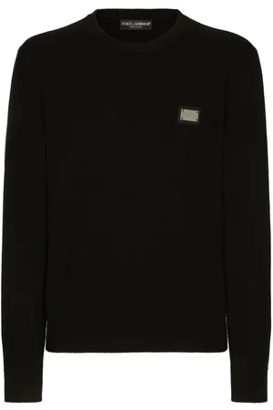 Dolce & Gabbana Logo-tag wool-cashmere jumper