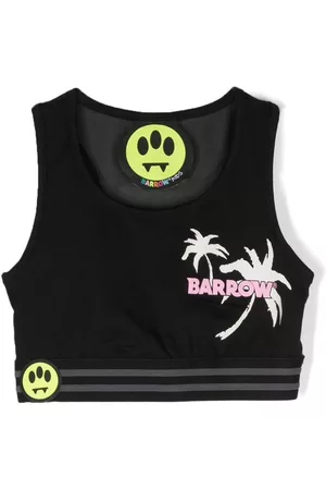 BARROW Logo-print sleeveless top