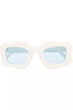 BONSAI Oversized curved-frame sunglasses