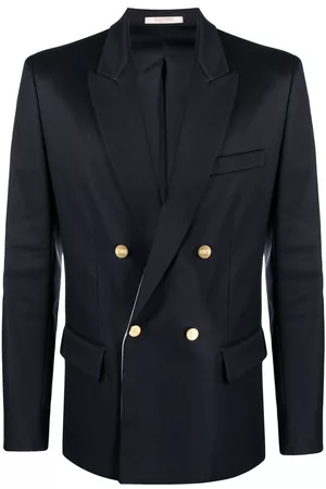 VALENTINO GARAVANI Double-breasted cotton blazer