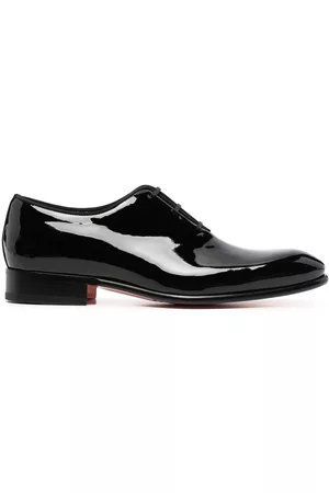 santoni Patent leather oxford shoes