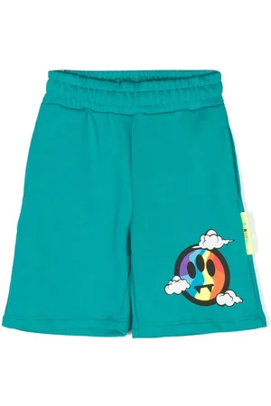 BARROW Logo-print cotton shorts