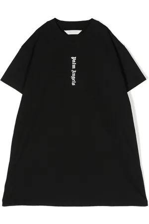 Palm Angels Logo-print short-sleeve dress