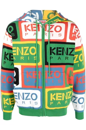 Kenzo Intarsia-logo knitted jumper