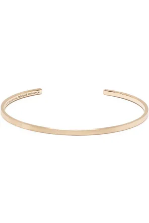 Le Gramme 18kt yellow 7g brushed ribbon bracelet