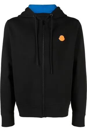 Moncler Logo-patch zip-up hoodie