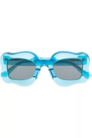 BONSAI Oversized curved-frame sunglasses
