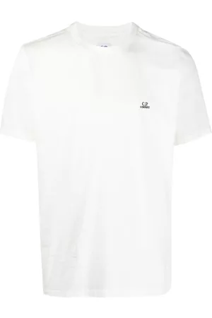 C.P. Company Logo-embroidered crew-neck T-shirt