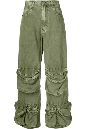 R13 Utility multi-pocket wide-leg jeans