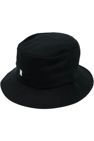 Norse projects Monogram-embroidered bucket hat