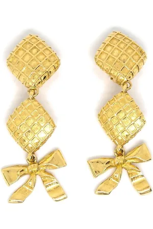 Dangle Earrings for Women in gold color