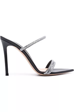 Gianvito Rossi Cannes 105mm leather sandals