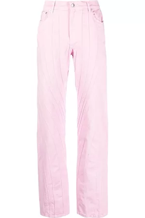 MUGLER High-waisted flared trousers