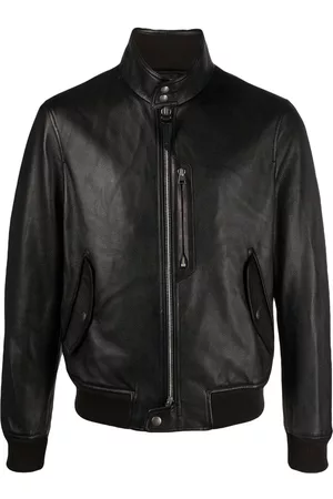 Tom Ford Stand-collar leather jacket