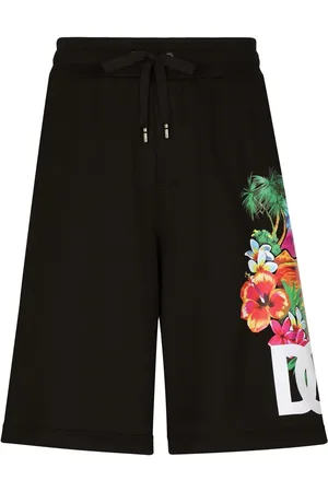 Dolce & Gabbana Floral-print track shorts