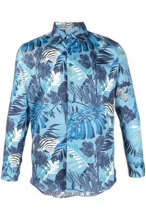Etro Floral-print long-sleeved shirt