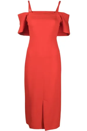 Victoria Beckham Off-shoulder midi dress
