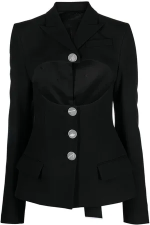 The Attico Gwenda single-breasted blazer