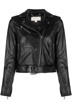 Michael Kors Cropped biker jacket