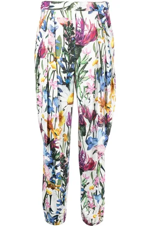 Stella McCartney Floral-print tappered trousers