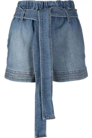 Stella McCartney Tie-waist denim shorts