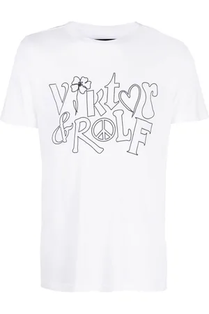 Viktor & Rolf Logo-print cotton-blend T-shirt