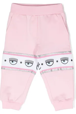Chiara Ferragni Eyelike cotton track pants