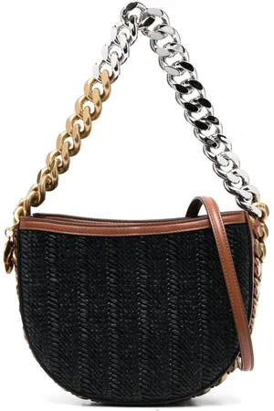 Stella McCartney Frayme woven shoulder bag