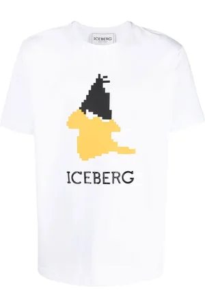 Iceberg Pixelated graphic-print T-shirt