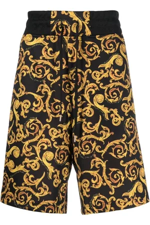 VERSACE Baroque-print knee-length shorts