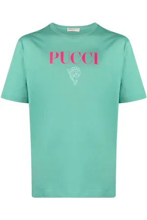 Puccini Men Short Sleeve - Logo-print crew-neck T-shirt