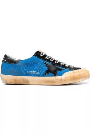 Golden Goose Star-patch round-toe sneakers