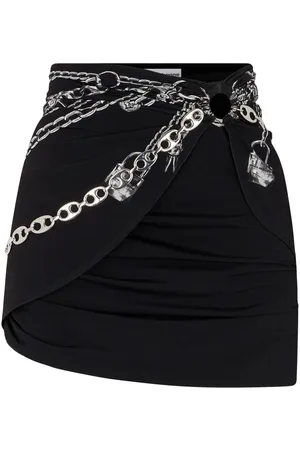 Paco rabanne Chain-print mini skirt