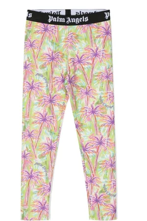 Palm Angels Printed stretch-jersey leggings