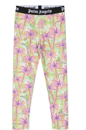 Palm Angels Printed stretch-jersey leggings