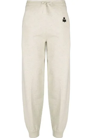 Marant Etoile Embroidered logo track pants