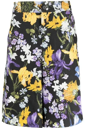 Erdem Miles floral-print Bermuda shorts