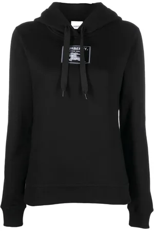 Burberry Logo-patch pullover hoodie