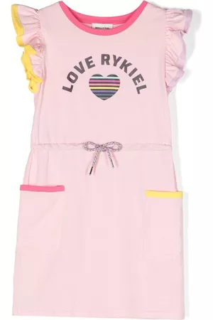 Sonia Rykiel Enfant Fancy ruffle-sleeve dress