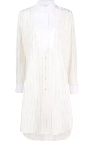WALES BONNER Striped midi dress