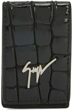 Giuseppe Zanotti Albert logo-plaque cardholder