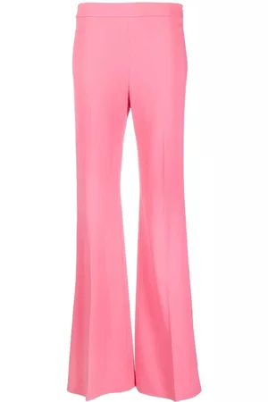 Moschino Pressed-crease flared trousers