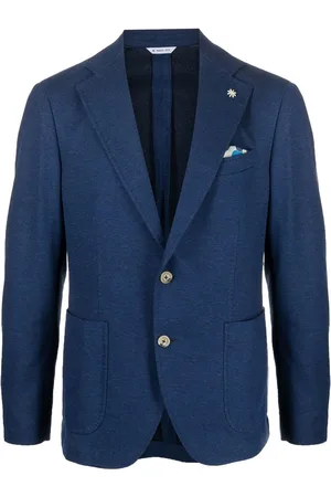 Manuel Ritz Patch pockets cotton blazer