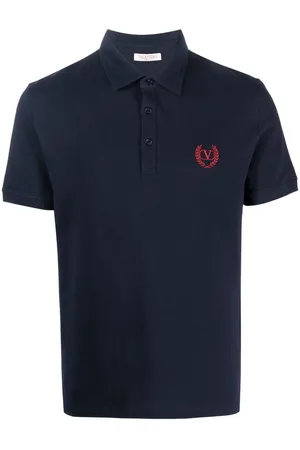 VALENTINO GARAVANI Embroidered-logo polo shirt