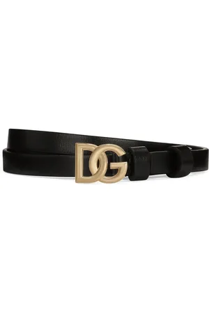 Dolce & Gabbana DG-logo leather belt