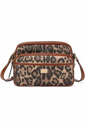 Dolce & Gabbana Crespo leopard-print handbag