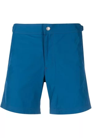 Alexander McQueen Logo-tape straight-leg shorts